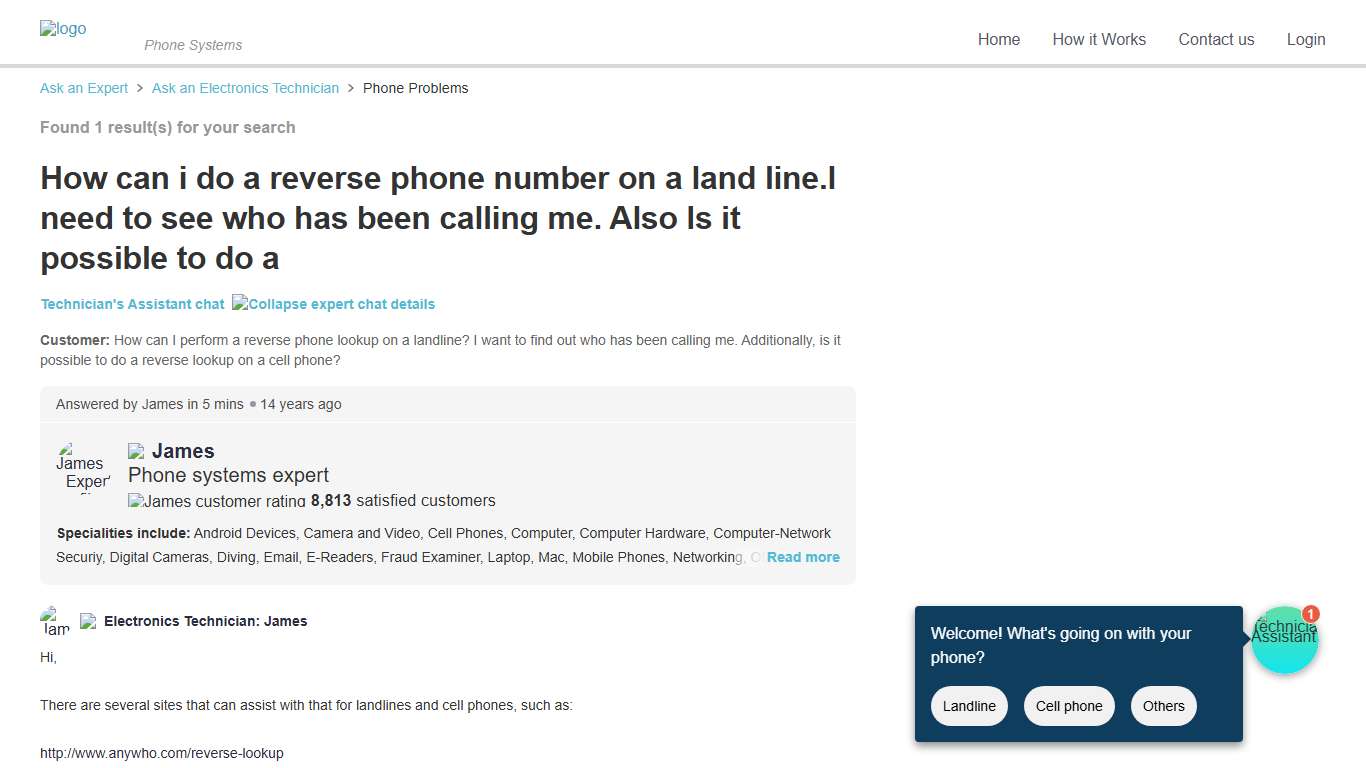 Reverse Phone Number Lookup for Landline and Cell Phones - Expert Q&A
